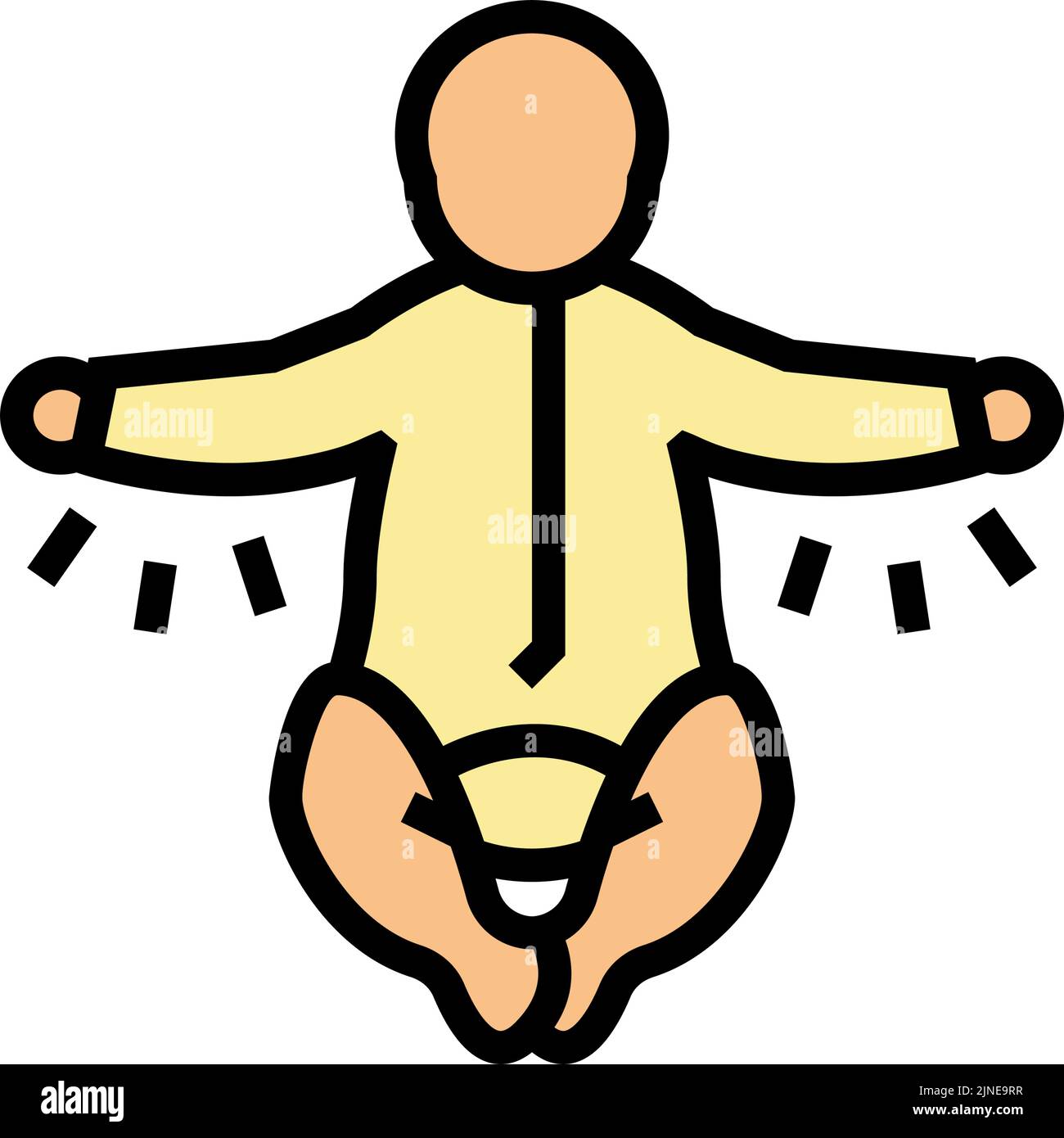 immagine vettoriale dell'icona a colori moro reflex Illustrazione Vettoriale