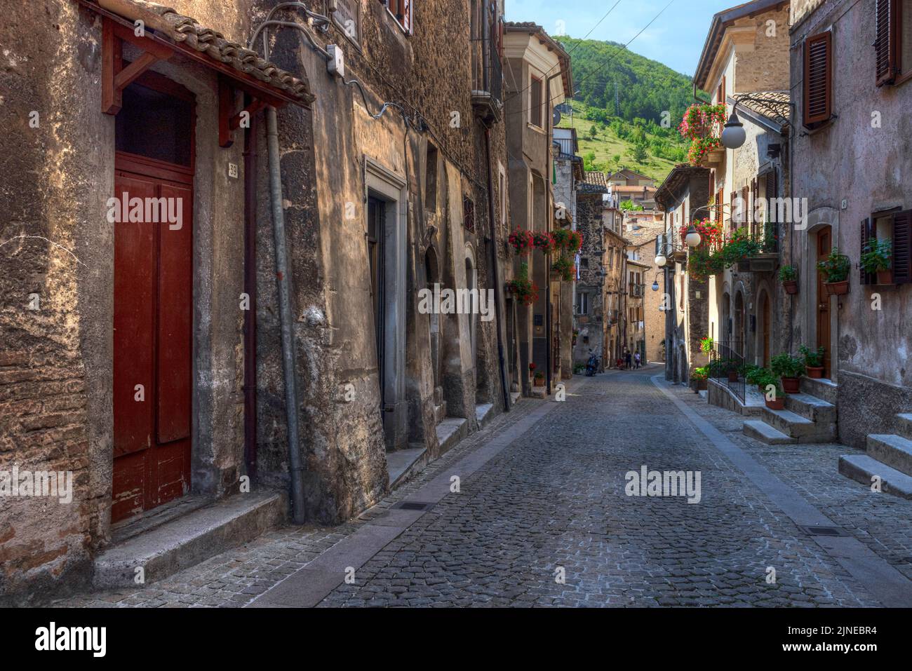 Scanno, Aquila, Abruzzo, Italia Foto Stock