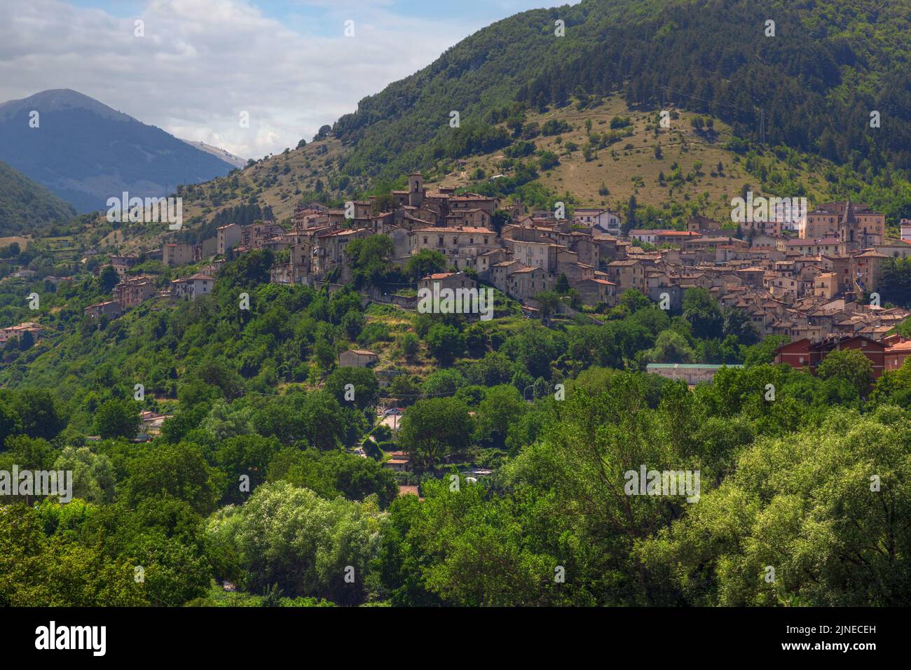 Scanno, Aquila, Abruzzo, Italia Foto Stock