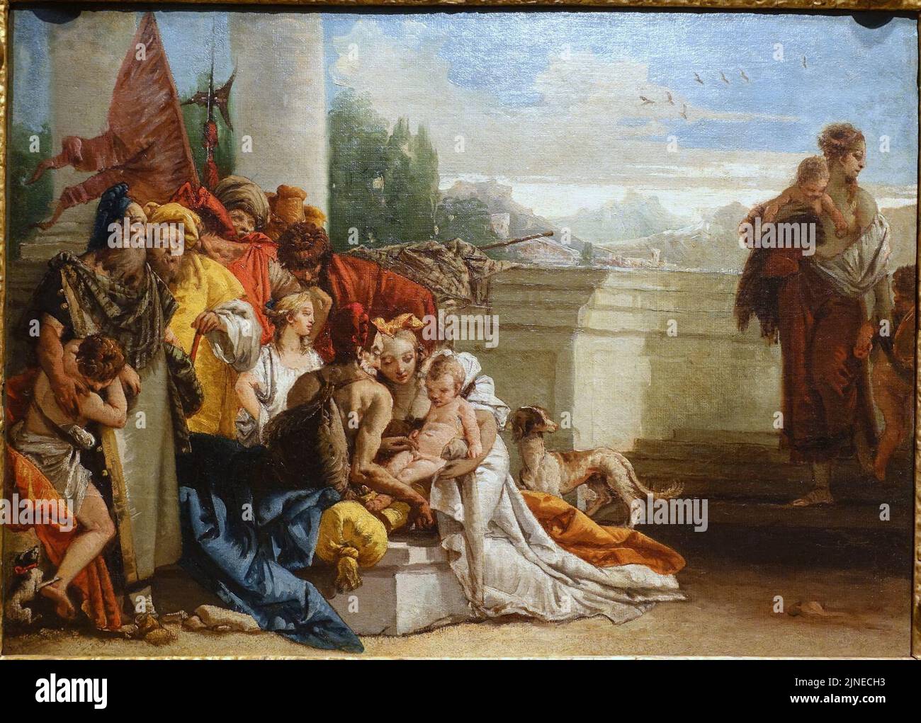 La circoncisione dei figli d'Israele, di Giovanni Battista Tiepolo (studio), 1735-1740, Foto Stock