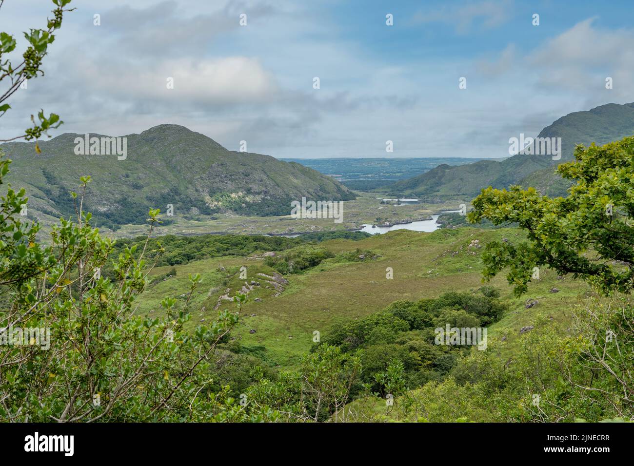 Lady's View, Ring of Kerry, Co. Kerry, Irlanda Foto Stock
