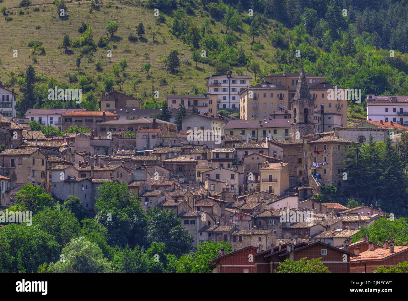 Scanno, Aquila, Abruzzo, Italia Foto Stock