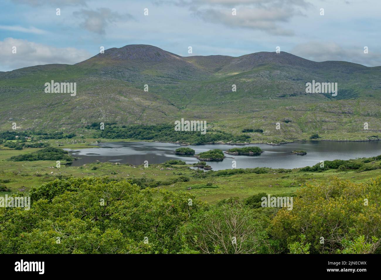 Lady's View, Ring of Kerry, Co. Kerry, Irlanda Foto Stock