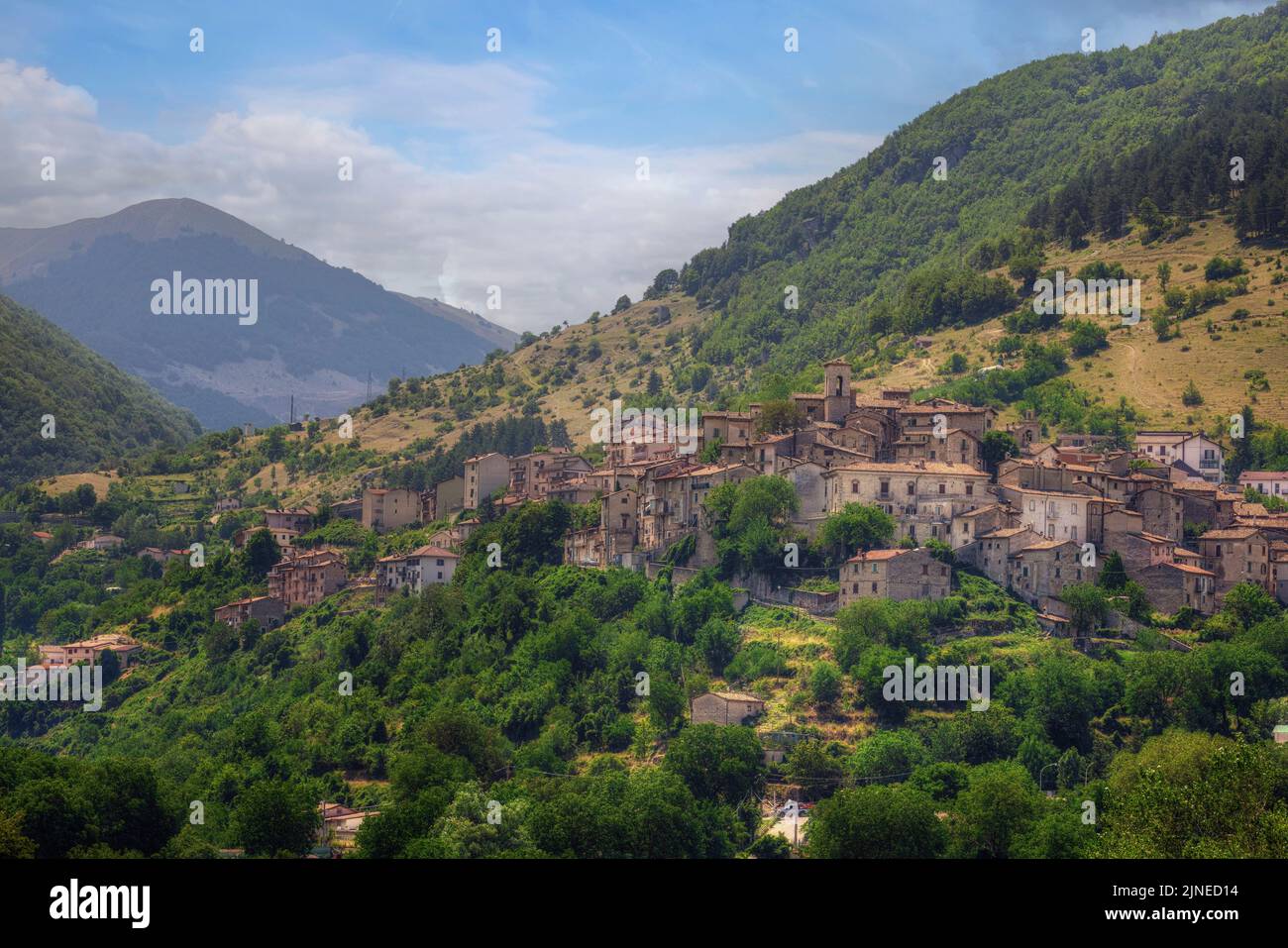 Scanno, Aquila, Abruzzo, Italia Foto Stock