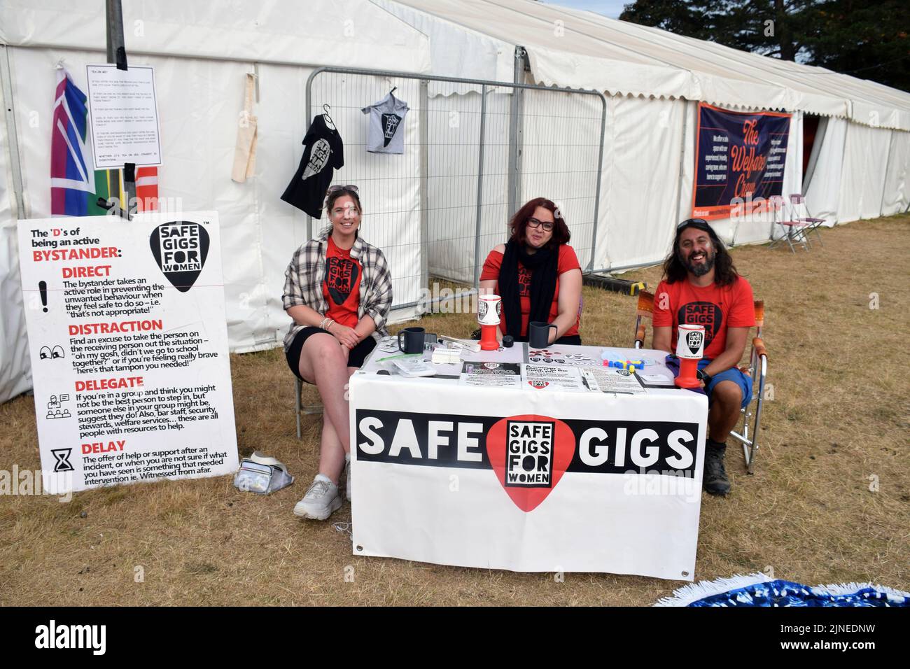 Latitude Festival 2022. Henham Park, Suffolk, Regno Unito. Campagna Safe Gigs for Women Foto Stock