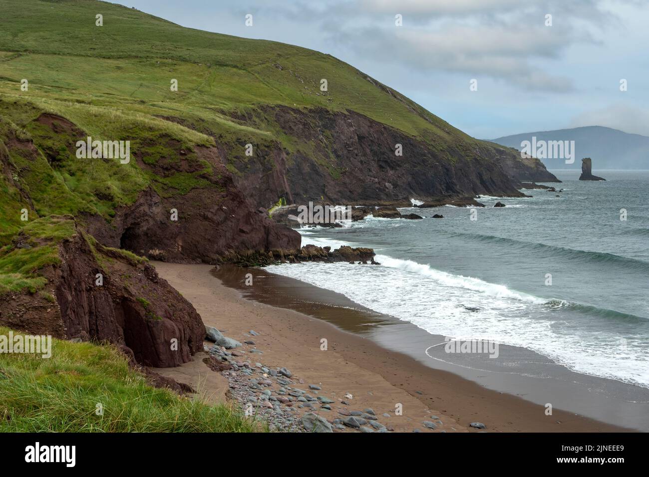 Kinard Beach, vicino a Dingle, Co. Kerry, Irlanda Foto Stock