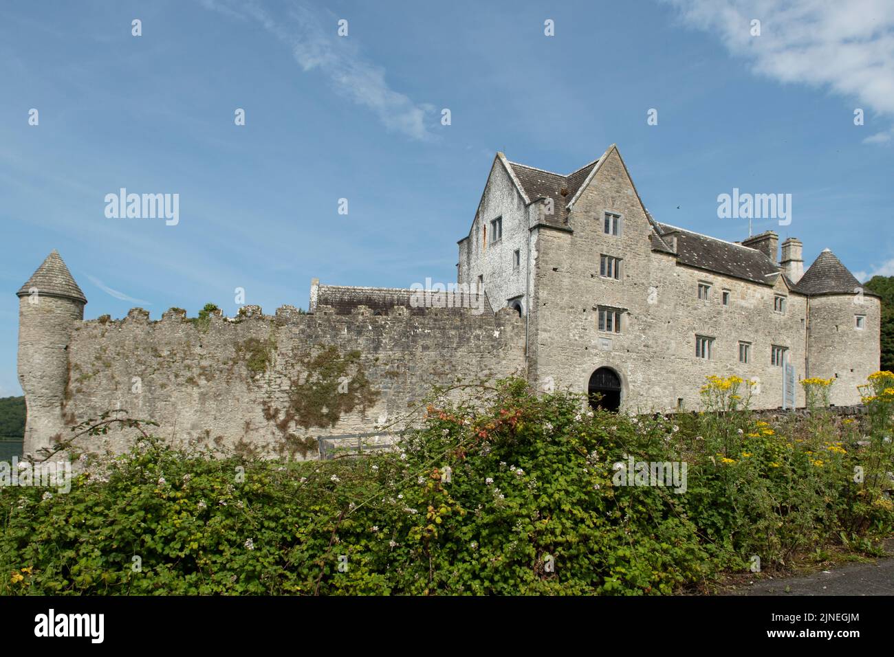 Castello di Parkes, Kilmore, Co. Leitrim, Irlanda Foto Stock
