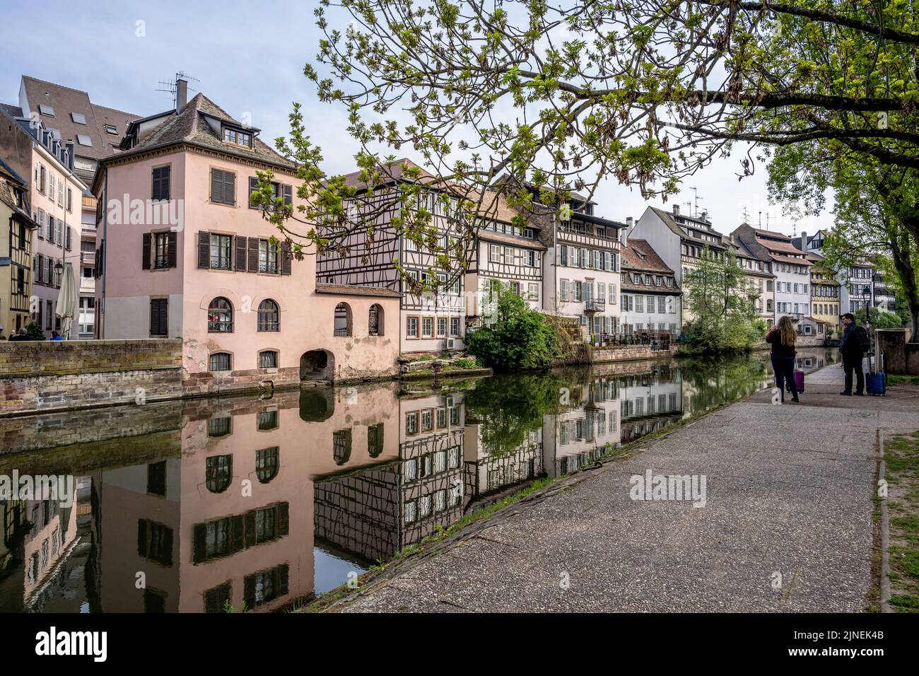 Riflessioni, la Petit France, Strasburgo Foto Stock