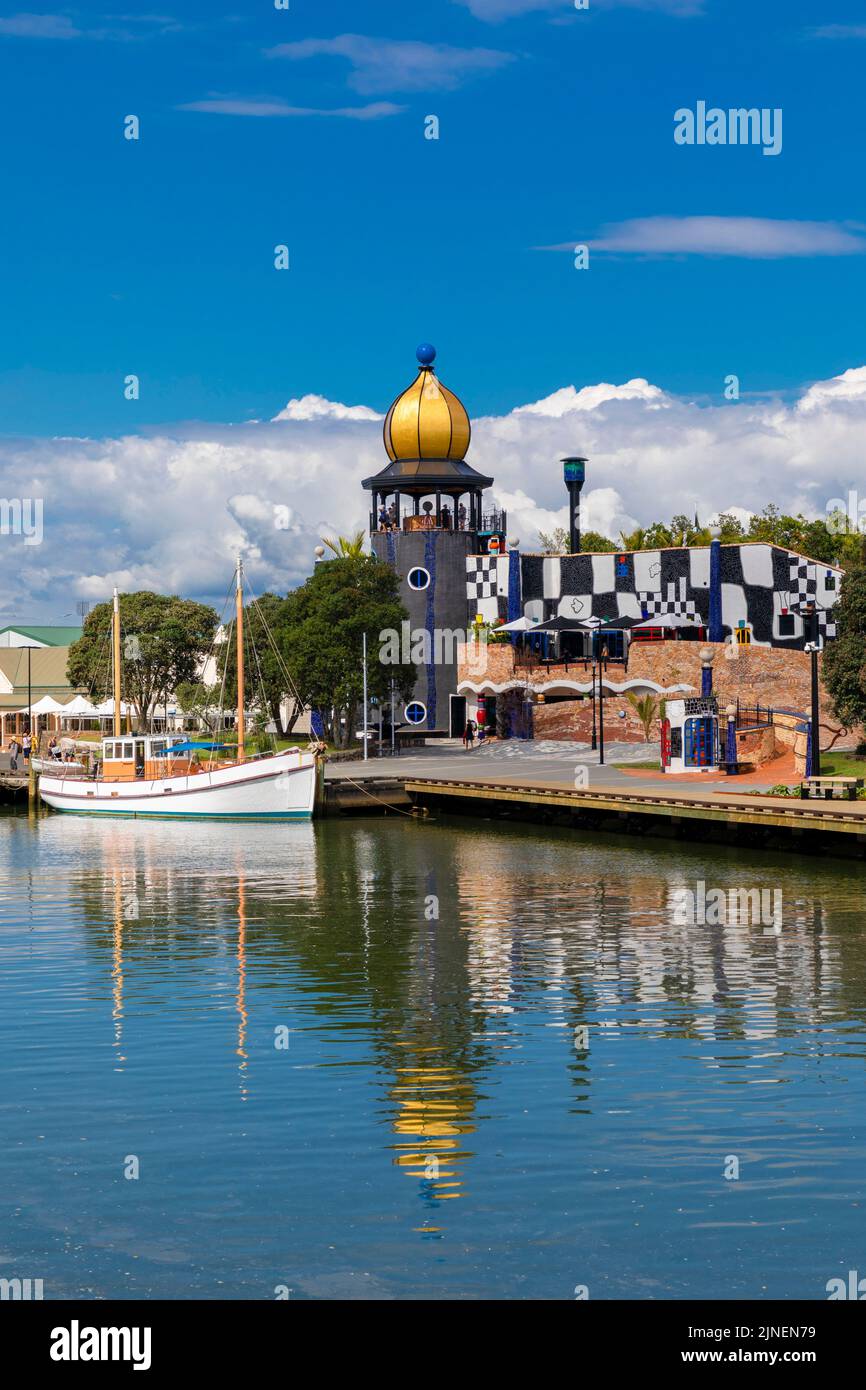 Hundertwasser Art Centre, Whangarei, Nuova Zelanda Foto Stock