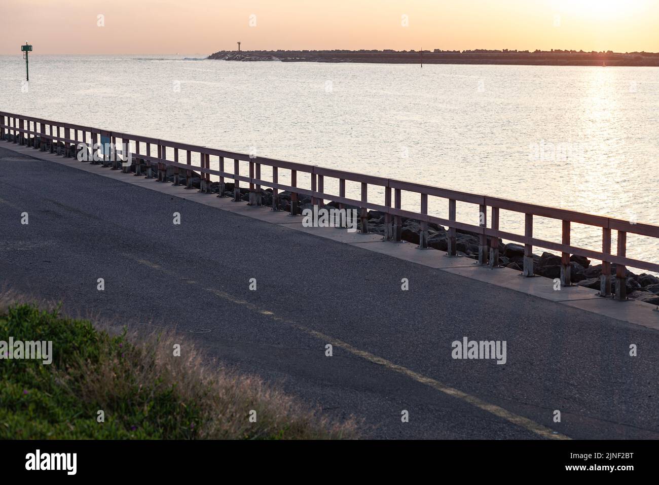 Ingresso al porto di Durban Foto Stock