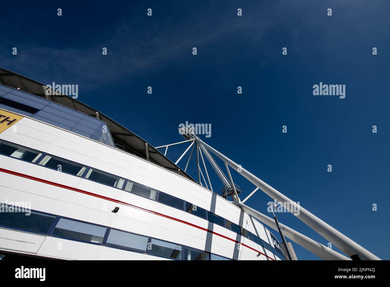 Bolton Wanderers Football Club. L'Università di Bolton Stadium, Horwich. Foto Stock