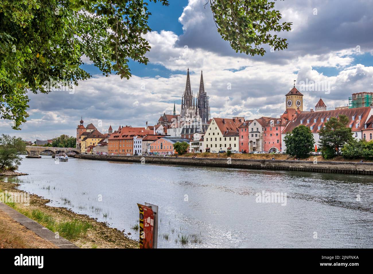 BAVIERA : Regensburger Cathedrale Foto Stock