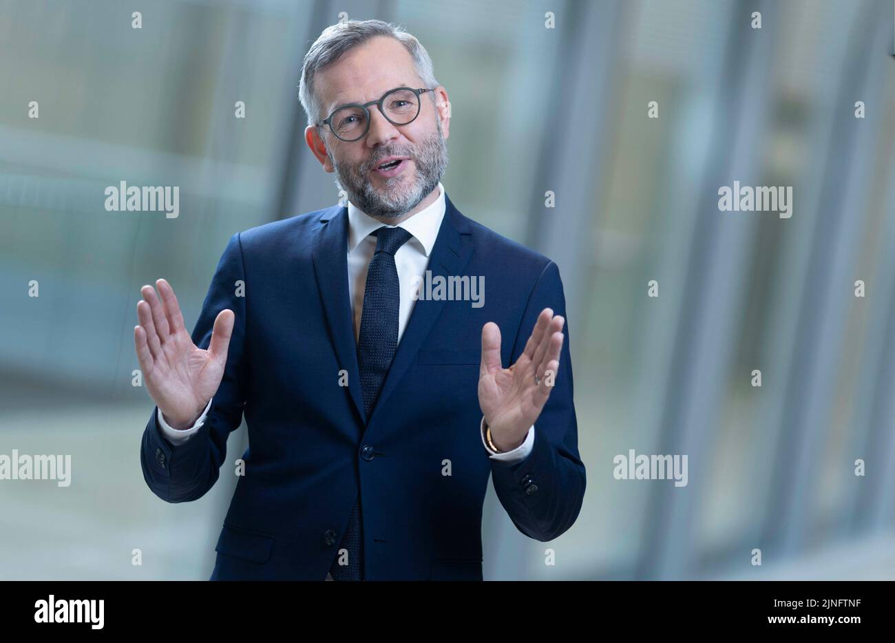 Germania. 27th Jan, 2022. Michael Roth, SPD, Presidente della Commissione Affari Esteri del Bundestag tedesco, Berlino, 27 gennaio 2022. Credit: dpa/Alamy Live News Foto Stock
