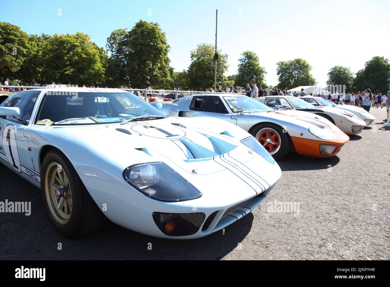 Ford RCR 40 Mk2 super auto da corsa classica al National Motor Museum di Beaulieu, Southampton, Hampshire, Inghilterra, Regno Unito, Agosto 2022 Foto Stock