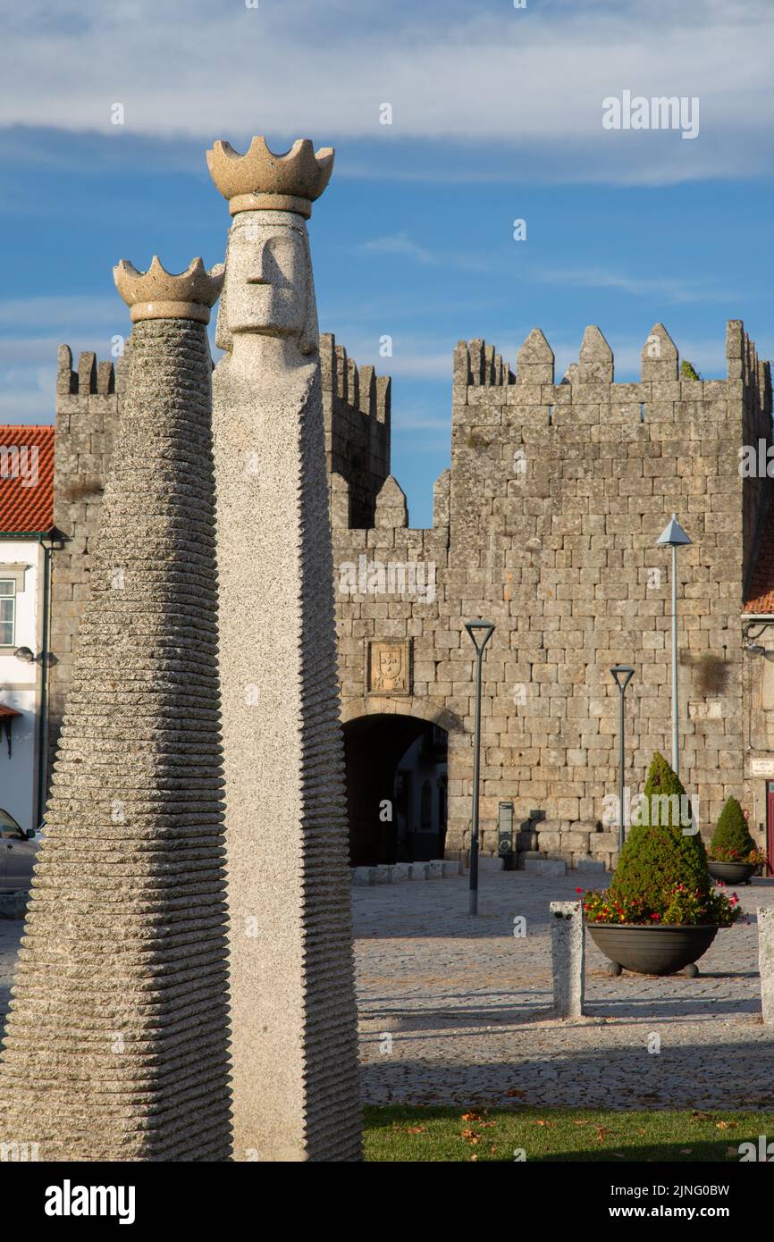 Porta dei Re - porta d'el Rei, Trancoso, Portogallo Foto Stock
