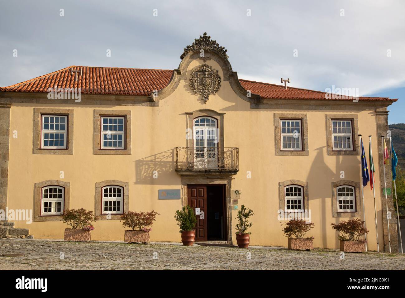 Inatel Hotel a Linhares da Beira, Portogallo Foto Stock