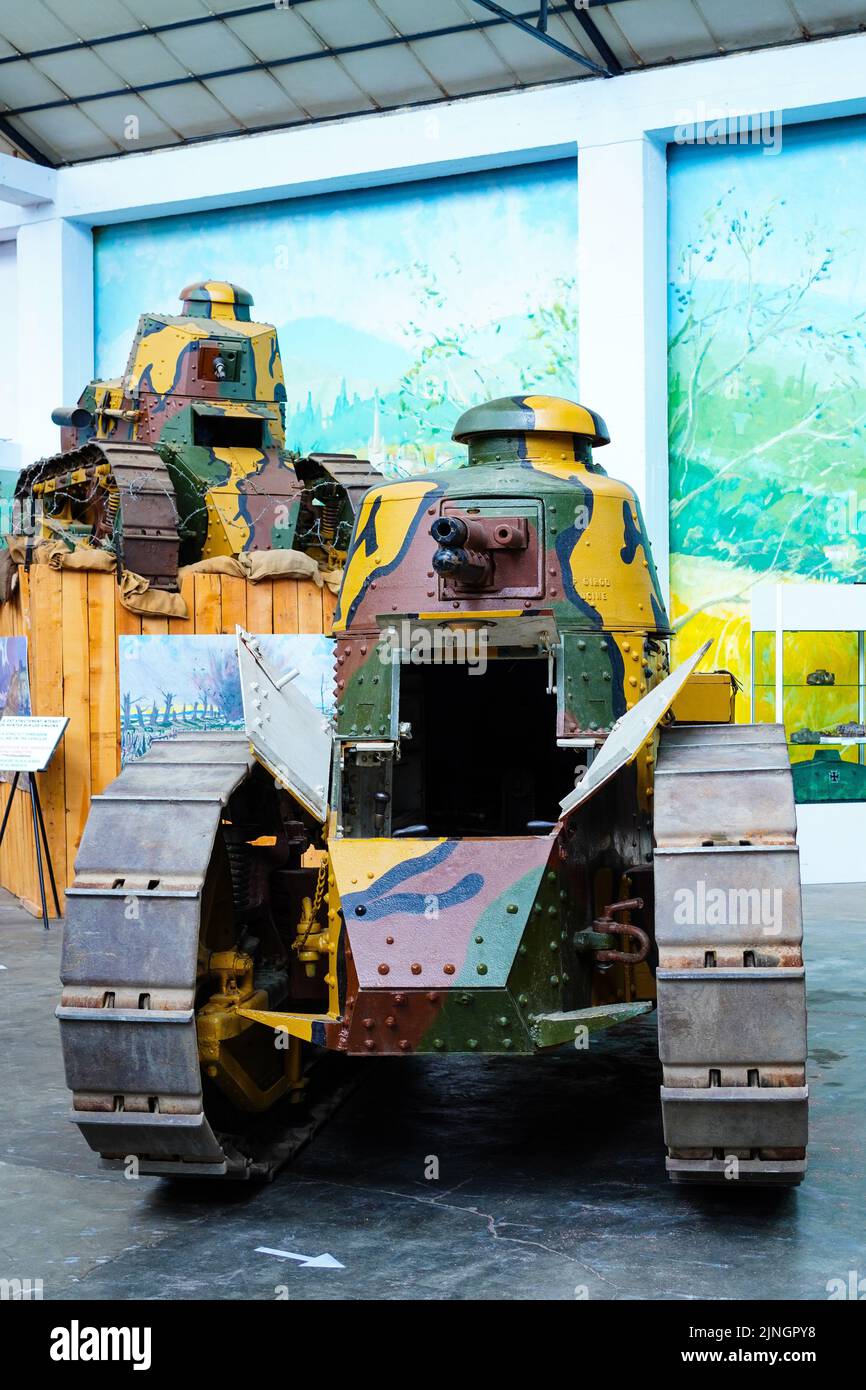 Renault FT, serbatoio francese, musée des Blindes a Saumur, Francia Foto Stock