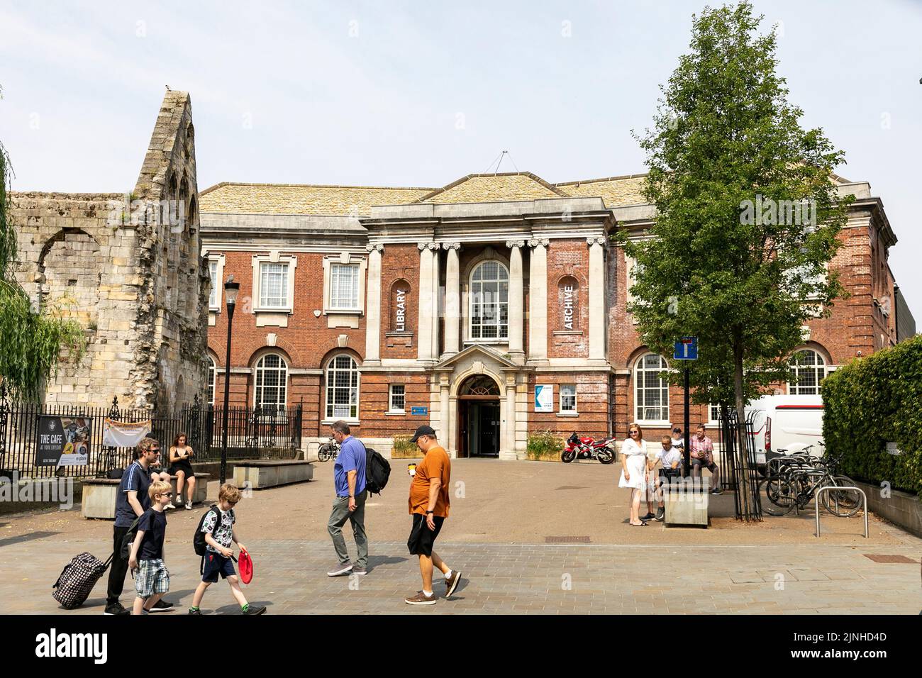 Biblioteca centrale di York nella città di York, Yorkshire, Inghilterra, estate 2022 Foto Stock