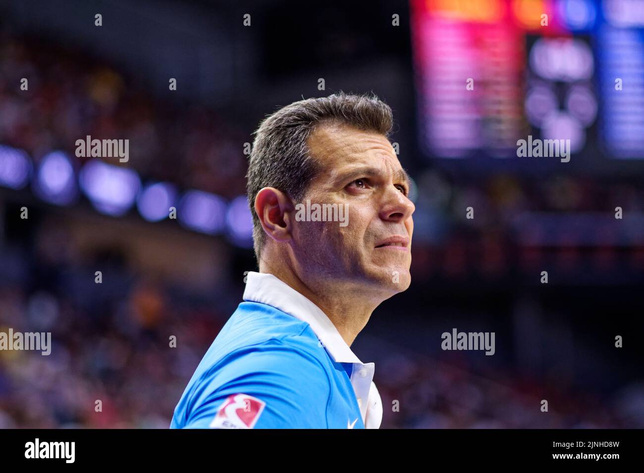 Wizink Center, Madrid, Spagna. 11th ago, 2022. Eurobasket: Partita di basket  amichevole Spagna V Grecia. Credit: EnriquePSans/Alamy Live News Foto stock  - Alamy