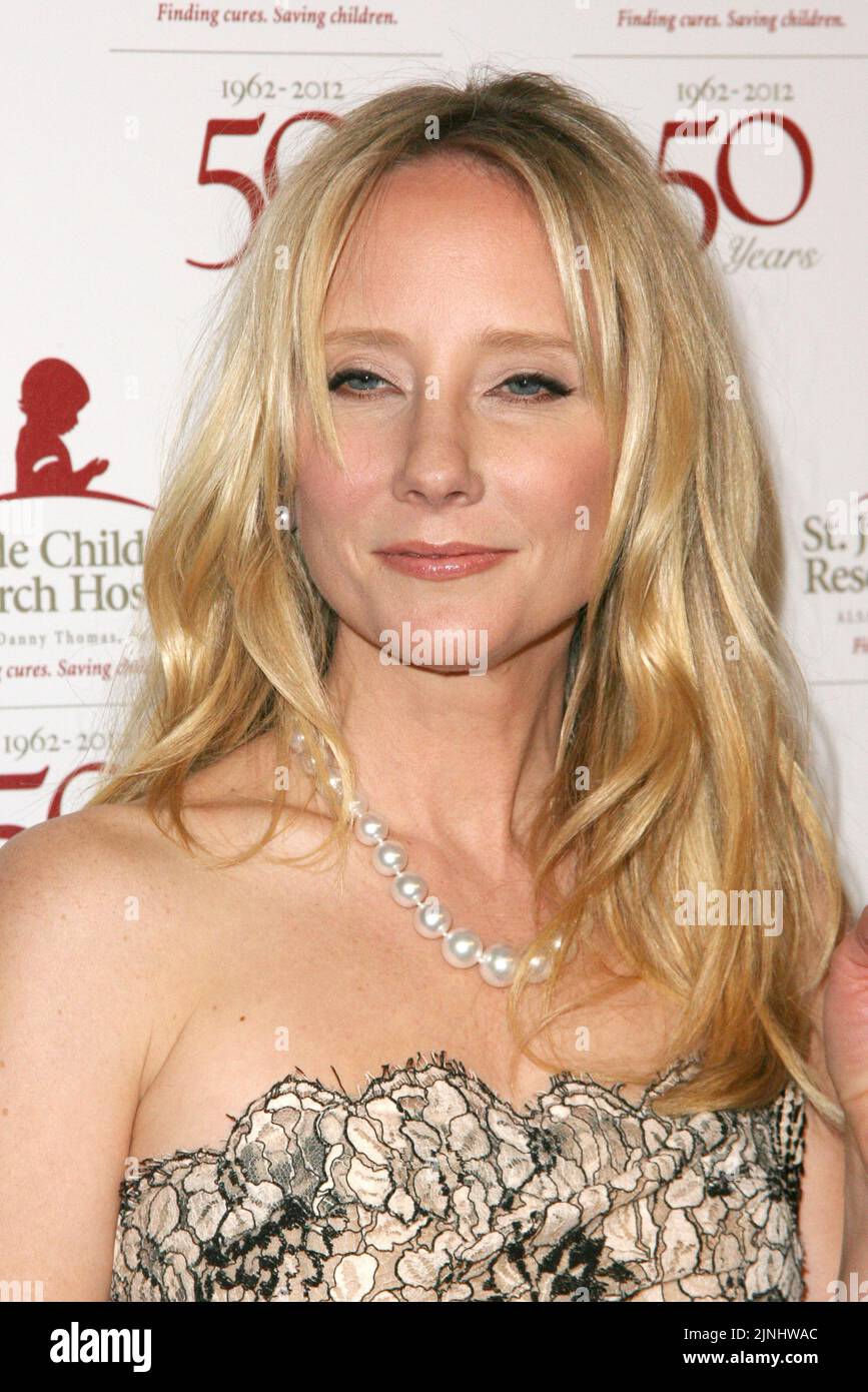 Anne Heche alla celebrazione del 50th° anniversario del St. Jude Children's Research Hospital presso l'hotel Beverly Hilton il 7 gennaio 2012 a Beverly Hills, California. © mpi26/ MediaPunch Inc Foto Stock