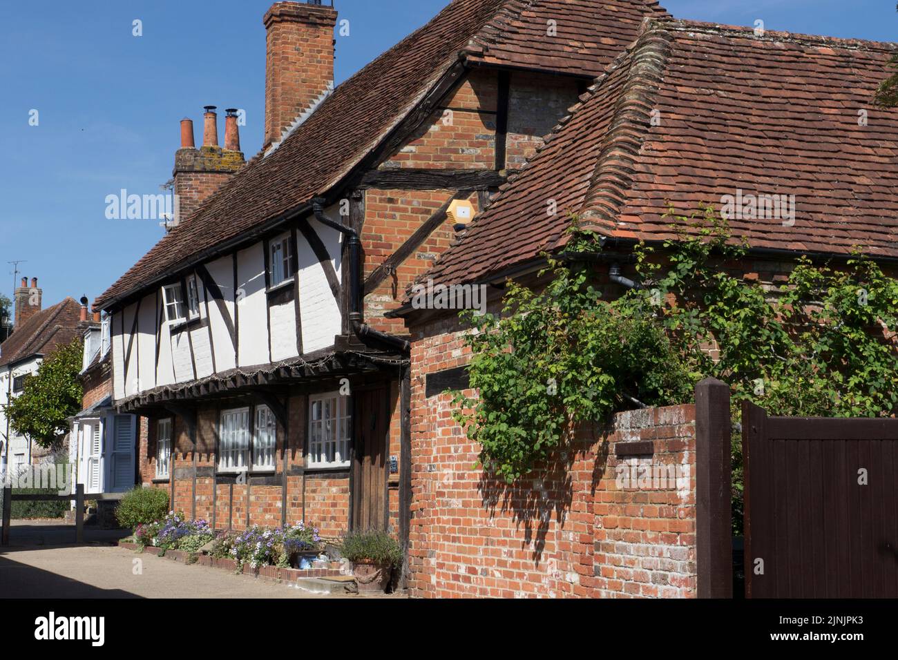 Villaggio cottage Odiham, Hampshire Foto Stock