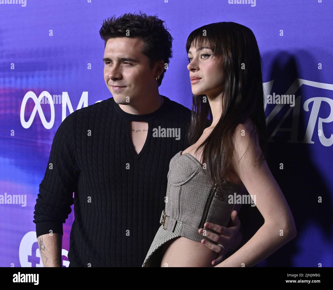 Losa Angeles, Stati Uniti. 12th ago, 2022. Brooklyn Peltz Beckham (L) e Nicola Peltz partecipano all'evento Variety Power of Young Hollywood alla NeueHouse Hollywood di Los Angeles giovedì 11 agosto 2022. Foto di Jim Ruymen/UPI Credit: UPI/Alamy Live News Foto Stock