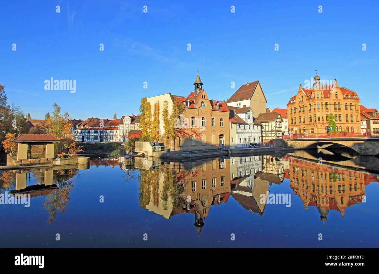 werra, eschwege, werrabrücke, werras Foto Stock