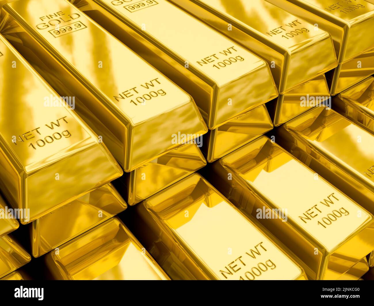 oro, oro, oro barrette, oro, lingotto Foto Stock