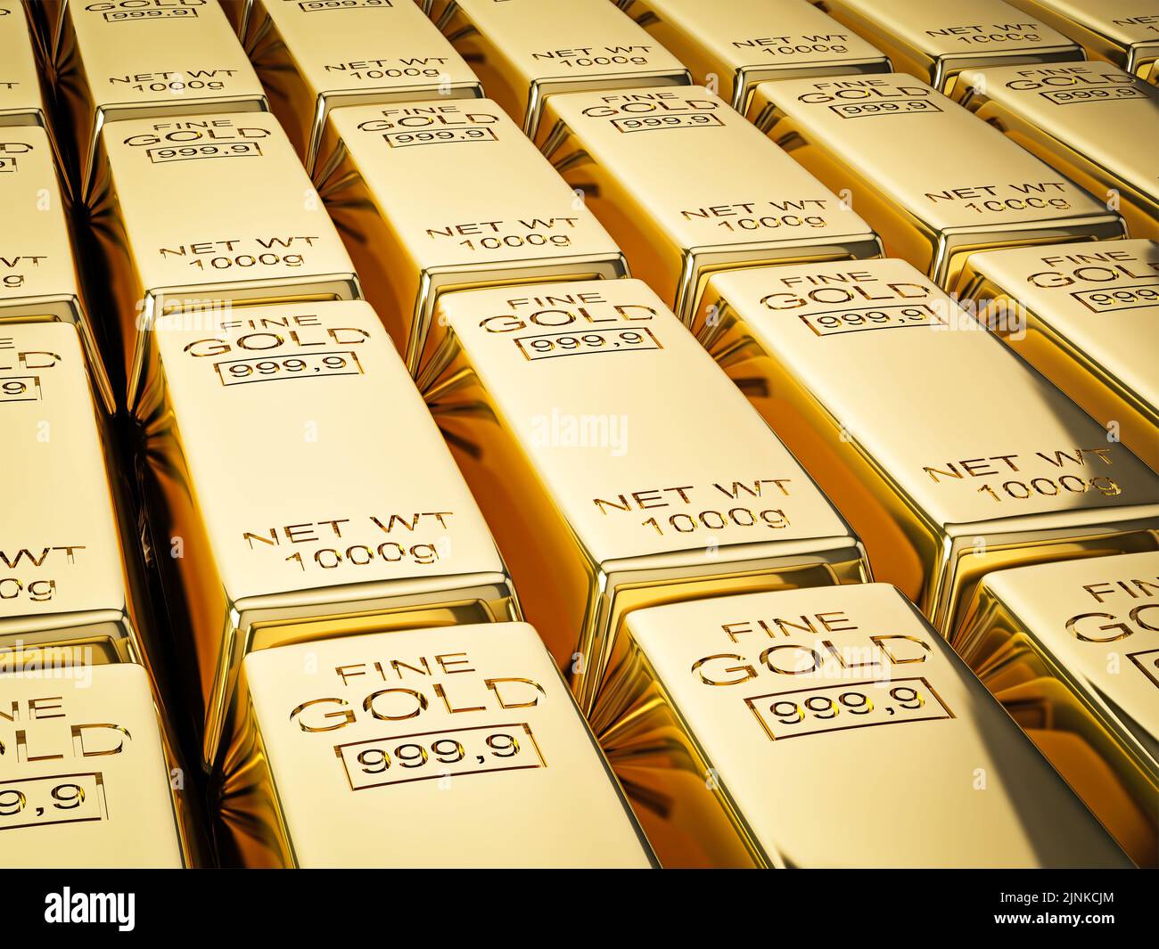 barre d'oro, lingotto Foto Stock