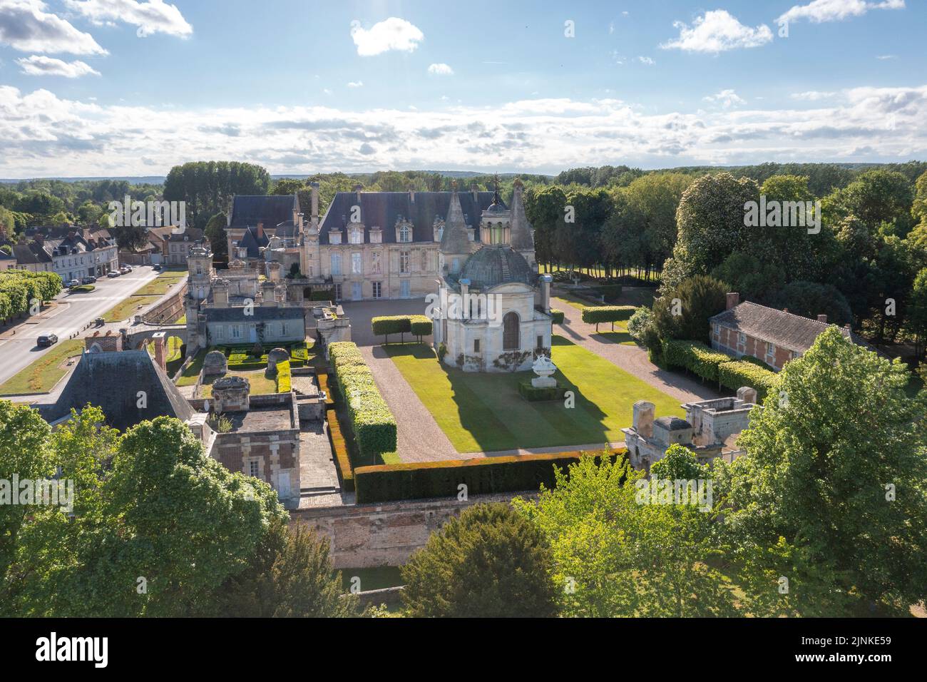 Francia, Eure et Loir, Chateau d'Anet, 16th ° secolo castello rinascimentale, costruito dall'architetto Philibert Delorme sotto Henri II per Diane de Poitiers ( Foto Stock