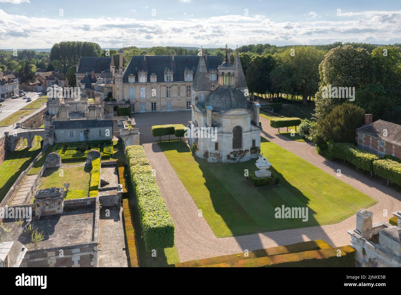 Francia, Eure et Loir, Chateau d'Anet, 16th ° secolo castello rinascimentale, costruito dall'architetto Philibert Delorme sotto Henri II per Diane de Poitiers ( Foto Stock