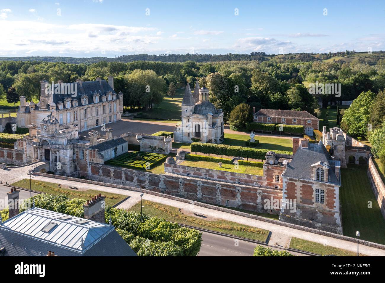 Francia, Eure et Loir, Chateau d'Anet, 16th ° secolo castello rinascimentale, costruito dall'architetto Philibert Delorme sotto Henri II per Diane de Poitiers ( Foto Stock