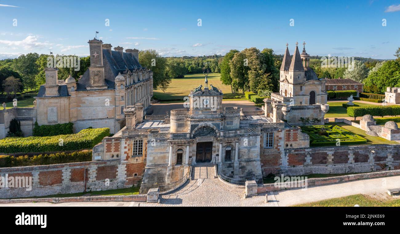 Francia, Eure et Loir, Chateau d'Anet, 16th ° secolo castello rinascimentale, costruito dall'architetto Philibert Delorme sotto Henri II per Diane de Poitiers ( Foto Stock