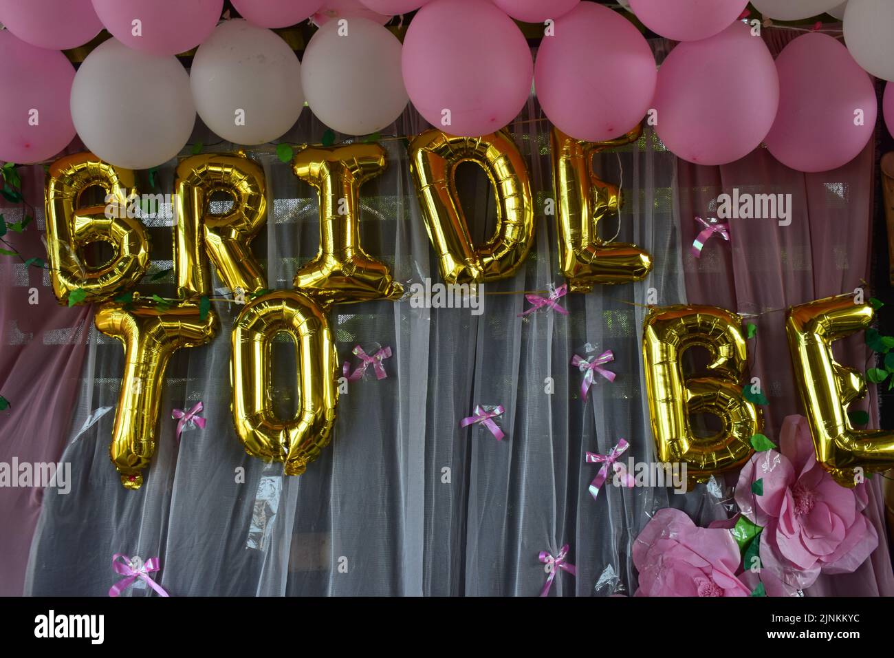 Sposa per essere modello di foto di disegno Foto Stock