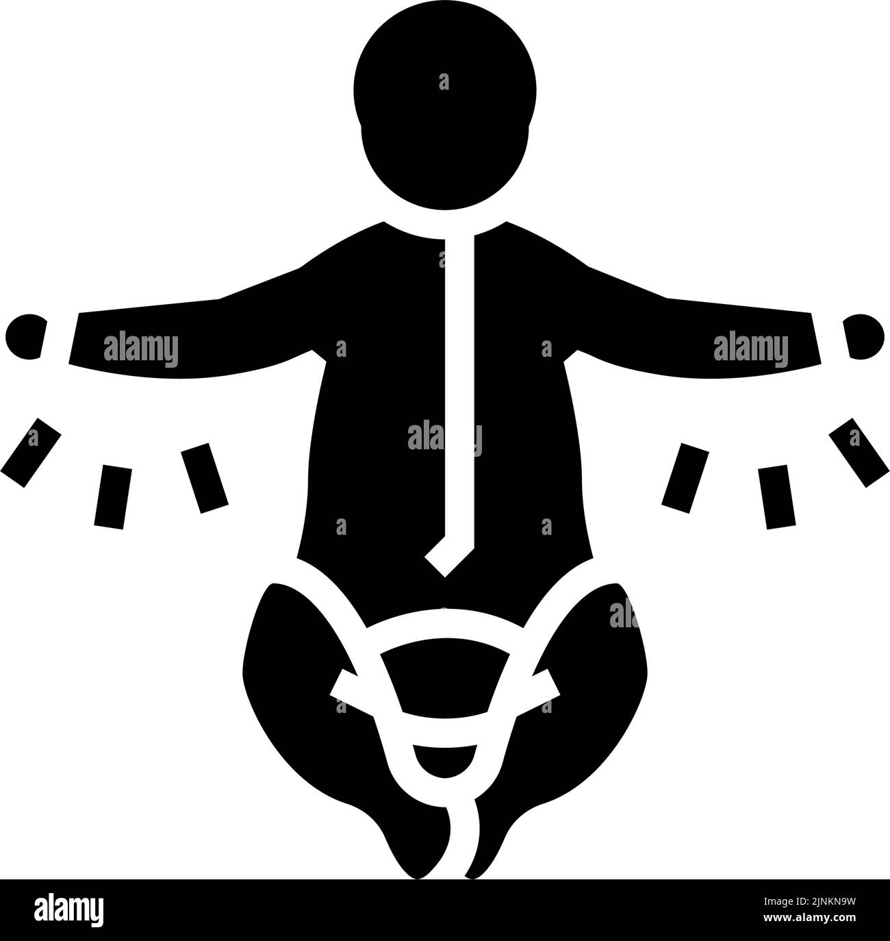 illustrazione del vettore icona glifo moro reflex Illustrazione Vettoriale
