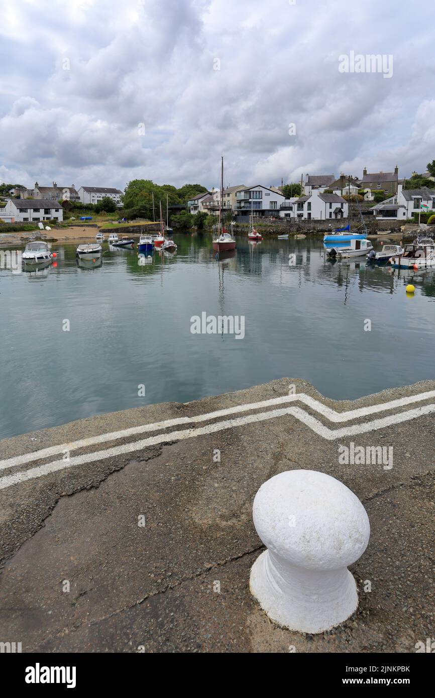 Porto di Camaes Bay, Isola di Anglesey, Ynys Mon, Galles del Nord, Regno Unito. Foto Stock