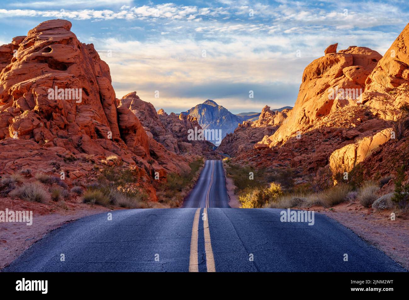 Valley of Fire state Park, Las Vegas, Nevada, Nord America, Stati Uniti Foto Stock