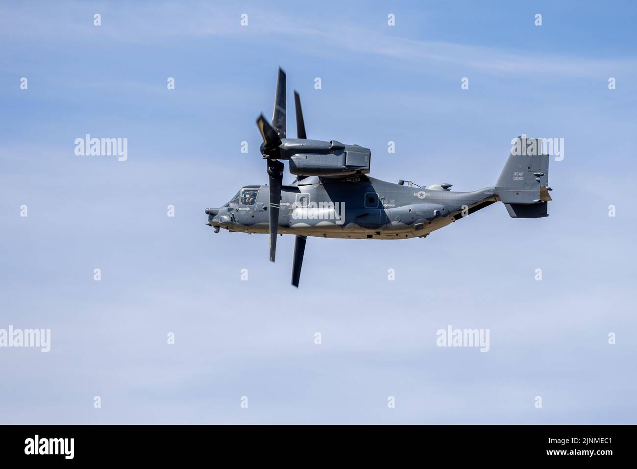 US Air Force V-22 Osprey Airborne al Royal International Air Tattoo 2022 Foto Stock