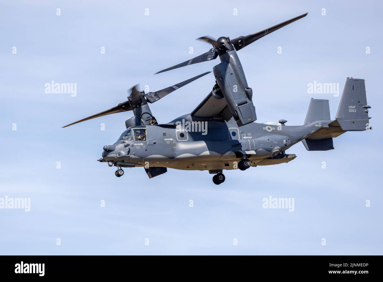 US Air Force V-22 Osprey Airborne al Royal International Air Tattoo 2022 Foto Stock