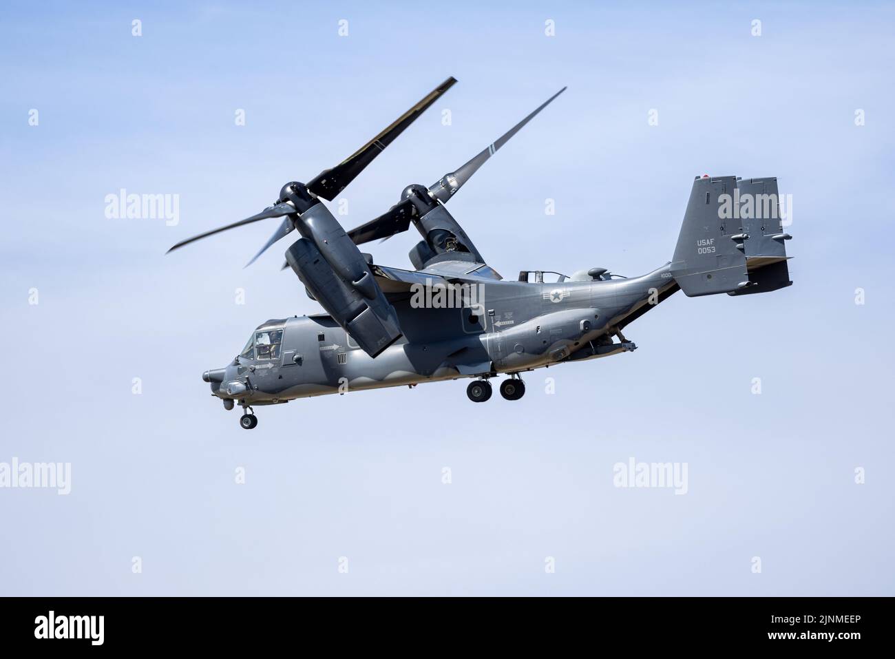 US Air Force V-22 Osprey Airborne al Royal International Air Tattoo 2022 Foto Stock