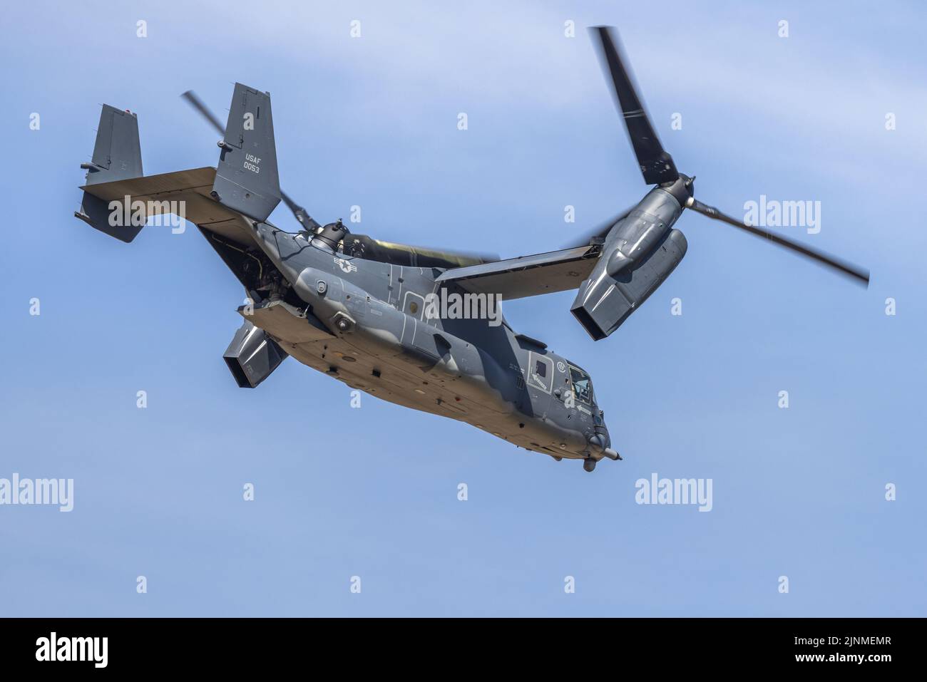 US Air Force V-22 Osprey Airborne al Royal International Air Tattoo 2022 Foto Stock
