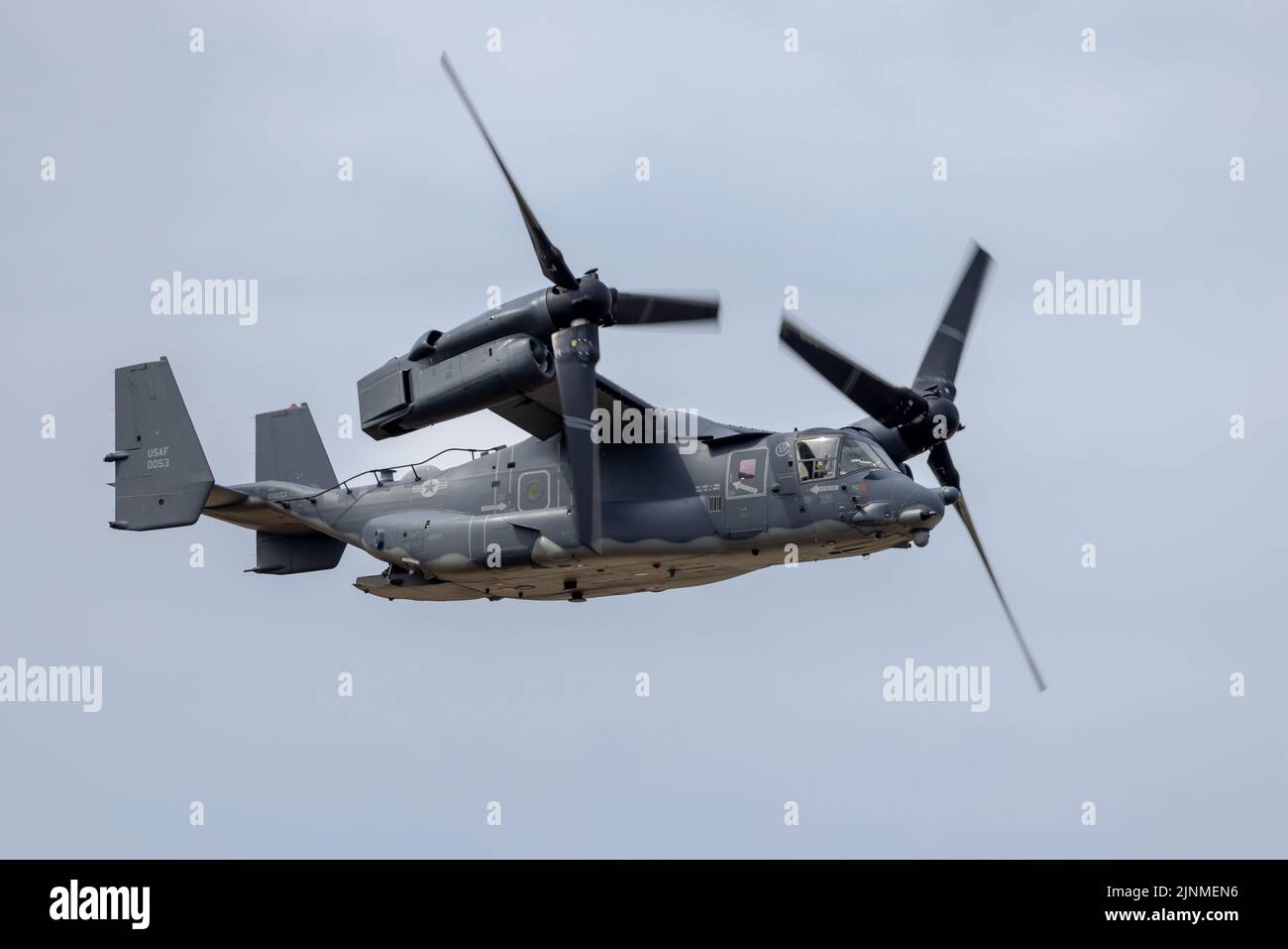 US Air Force V-22 Osprey Airborne al Royal International Air Tattoo 2022 Foto Stock