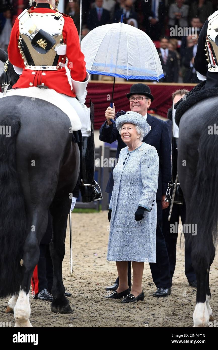 Royal Windsor Show Queen Elizabeth II 12.05.18 Foto Stock