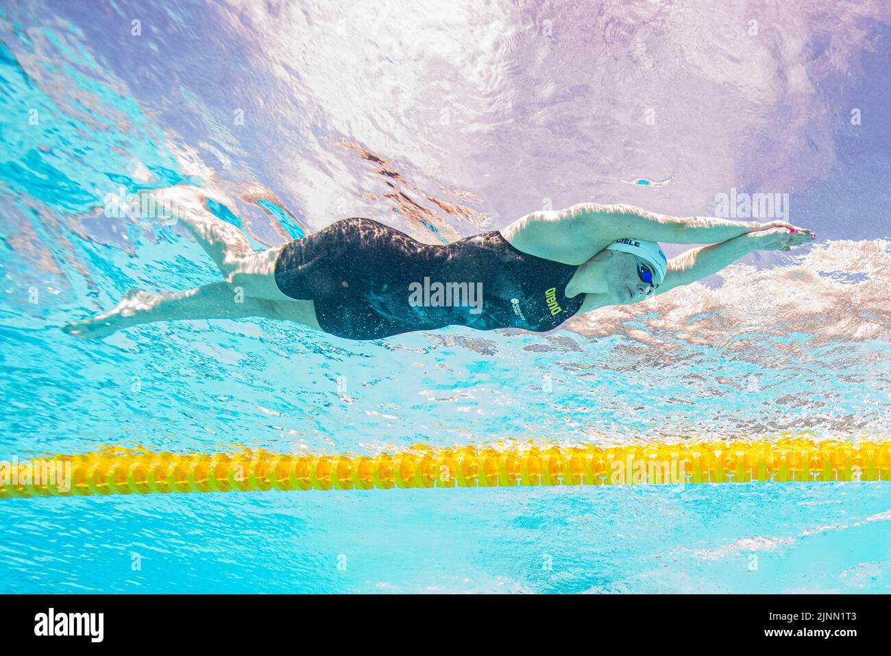 GIELE Tessa NED THE NETHERLANDS4x100m Medley Mixed Heats Swimming Roma, 12/8/2022 Stadio del Nuoto XXVI LEN European Championships Roma 2022 Photo Diego Montano/Deepbluemedia/Insidefoto Credit: Insidefoto di andrea staccioli/Alamy Live News Foto Stock