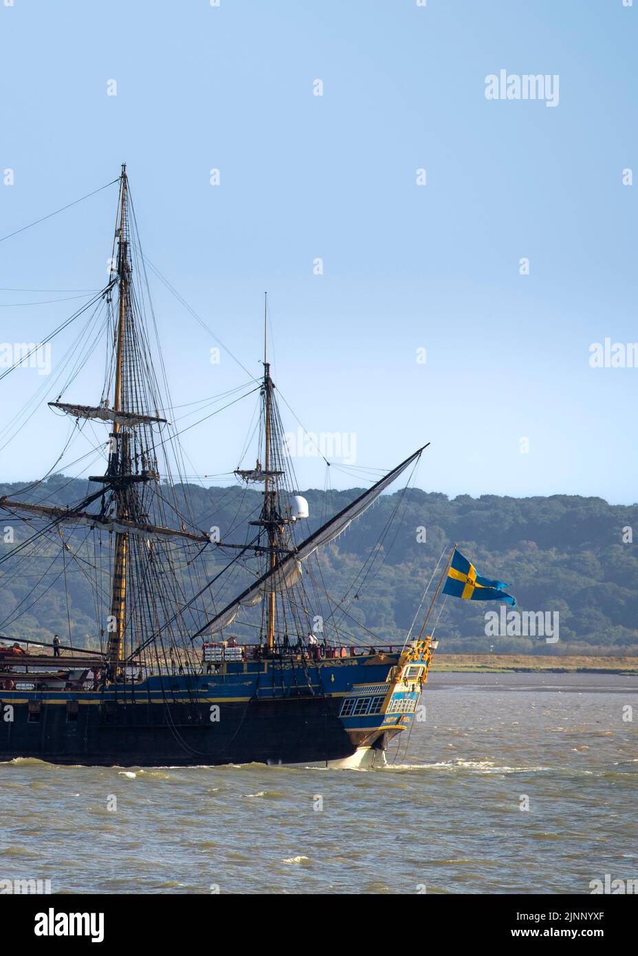 Goteborg di Svezia, Tallship svedese navigazione sul Tamigi © Clarissa Debenham / Alamy Foto Stock