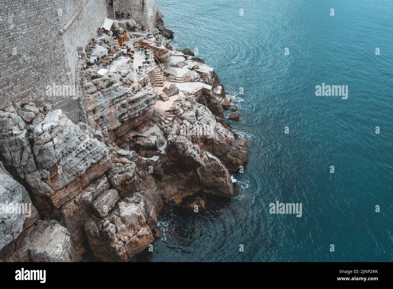 Buza Bar, Dubrovnik, Kroatien Foto Stock