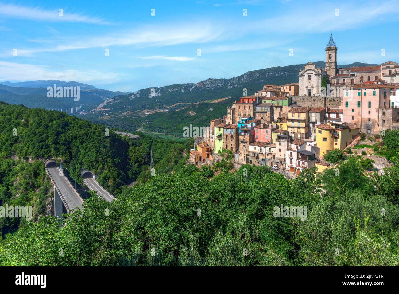 Colledimezzo, Chieti, Abruzzo, Italia Foto Stock