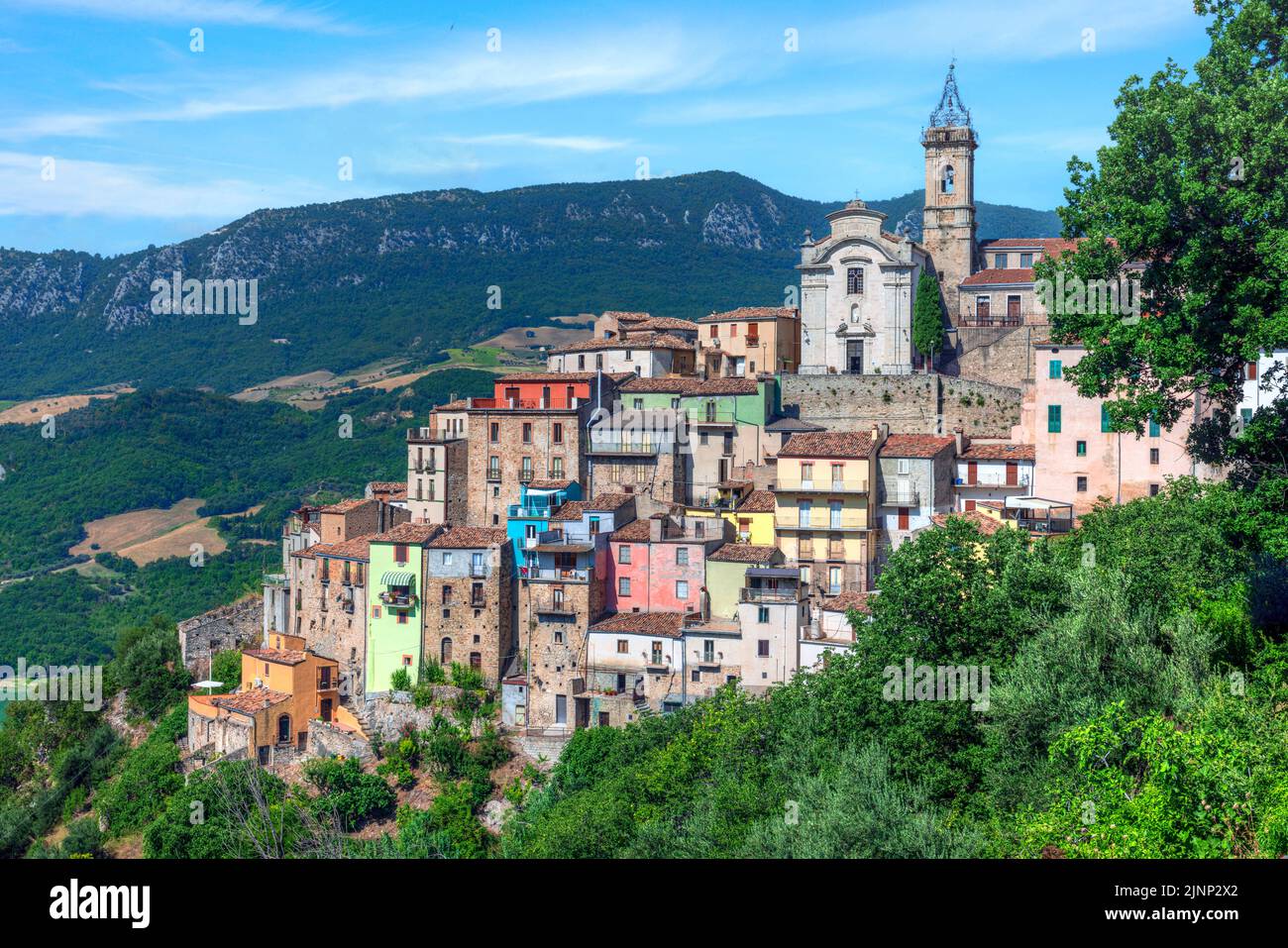 Colledimezzo, Chieti, Abruzzo, Italia Foto Stock