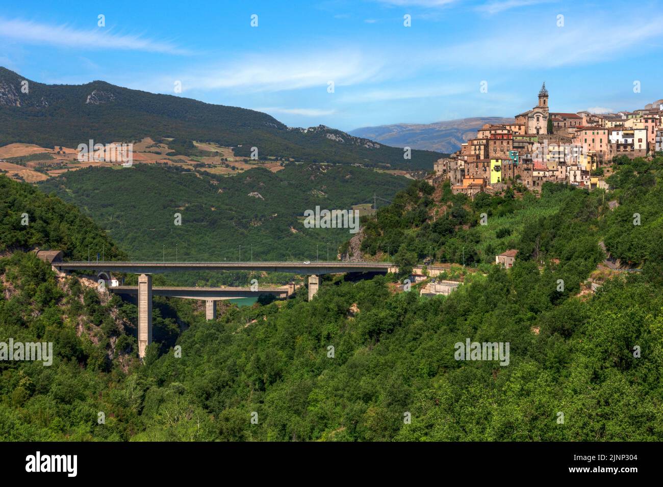 Colledimezzo, Chieti, Abruzzo, Italia Foto Stock