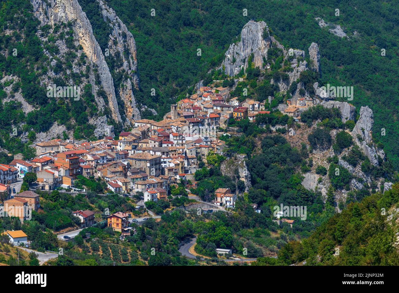 Pennadomo, Chieti, Abruzzo, Italia Foto Stock